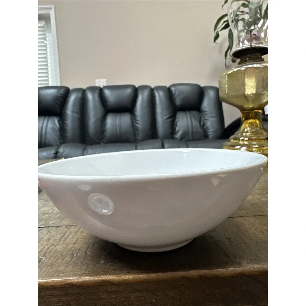 IKEA White Stoneware Bowl 6.5